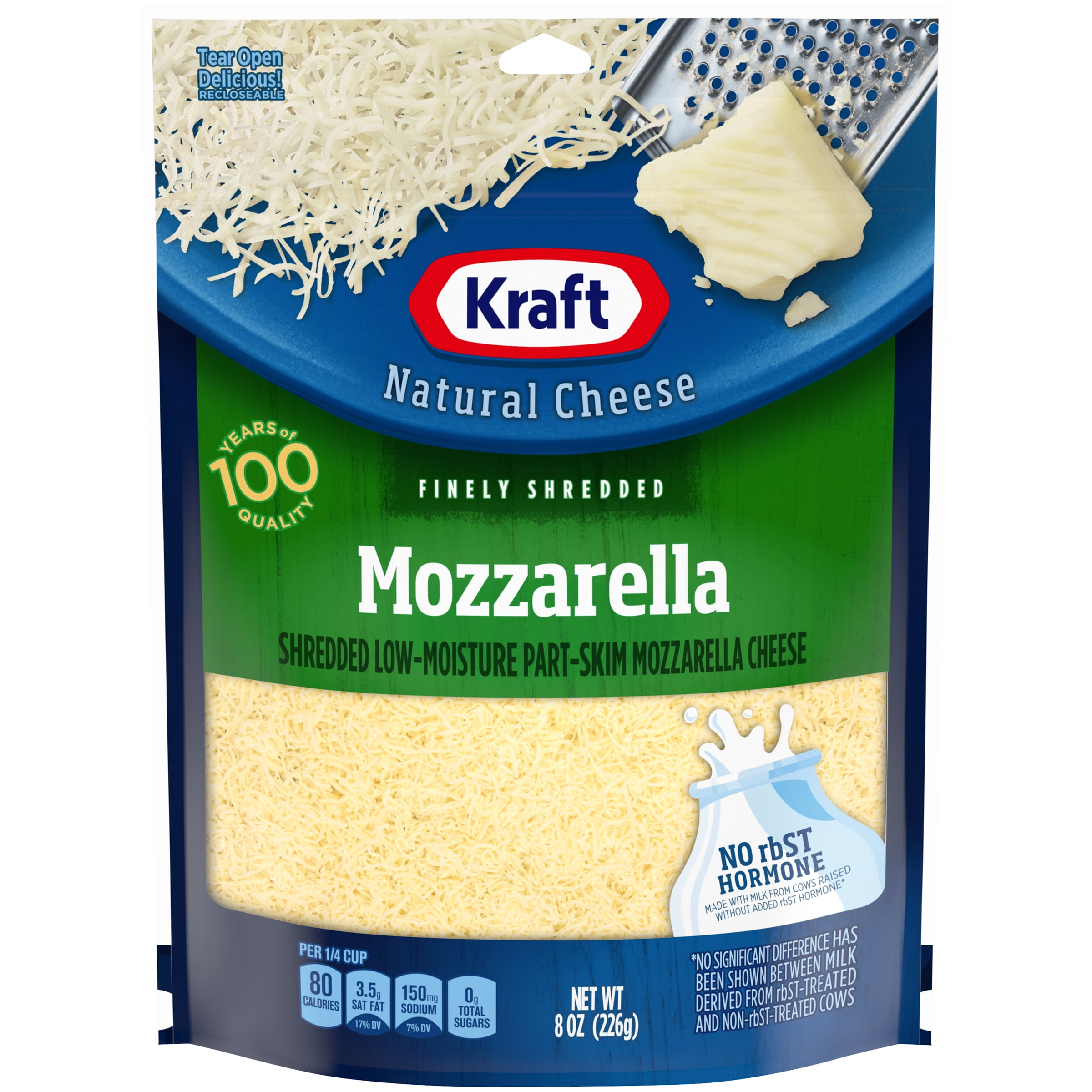 Kraft Mozzarella Finely Shredded Cheese, 8 oz Bag Nepal | Ubuy