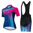 thumbnail image 2 of Women's Cycling Jersey Moisture Wicking Short Sleeves Riding Clothes For Summer, 2 of 5