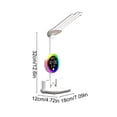 thumbnail image 3 of Lámpara de escritorio LED con reloj y pantalla de temperatura, portalápices, 3 modos de color, regulable, ideal para el cuidado de la vista, perfecta para el hogar, la oficina o el estudio., 3 of 6