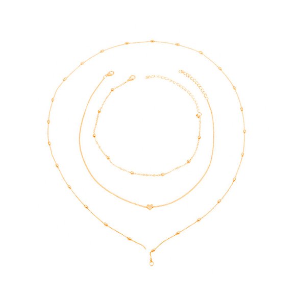 Collier Aguichant Charmant pour Femmes Idée Tendance Colliers Pendentifs Multi-Couches