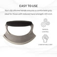 thumbnail image 3 of Amco Stainless Steel Handheld Mezzaluna with Non-Slip Silicone Handle 3 Pack - Silver Black - New, 3 of 7
