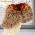 thumbnail image 3 of Calcetines tipo pantuflas para hombre y mujer, suaves y con pinzas, forro polar antideslizante, que retienen el calor, regalo de Navidad, talla XL 46-48, 3 of 4