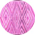 thumbnail image 1 of Ahgly Company Indoor Round Southwestern Pink Country Area Rugs, 3' Round, 1 of 4