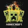 thumbnail image 2 of Girl's A Minecraft Movie Creepers Scene  Graphic T-Shirt, 2 of 4
