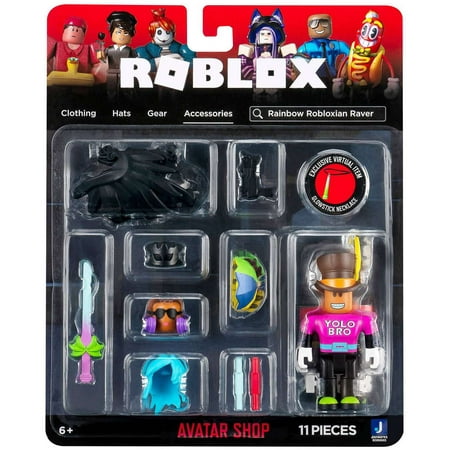 Avatar Shop Rainbow Robloxian Raver Action Figure