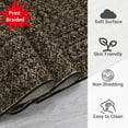 thumbnail image 2 of Tzou Braid Print Area Rug, Non-Slip Low Pile Washable Carpet for Living Room, Bedroom, Office, 2 of 7