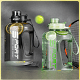 thumbnail image 1 of Vaso de agua de gran capacidad Ton Ton Barrel Fitness Sports Hervidor de agua Portátil Resistente a caídas Pajita de plástico de alta temperatura Vaso espacial, 1 of 2
