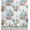 Dried Rose and Sky Blue, variant on Ambesonne Tropical Peel & Stick Wallpaper for Home, Lilies Zigzag Pattern Plot, 13"x36", Grey Pink Petrol Blue