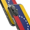thumbnail image 3 of Clear Hybrid Shockproof Case for Apple iPhone 16 PLUS - Venezuelan Flag with Stars Design, 3 of 5