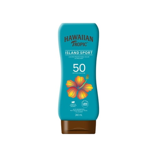 Protector Solar Hawaiian Tropic Island Sport FPS 50 island sport en loción 240 ml