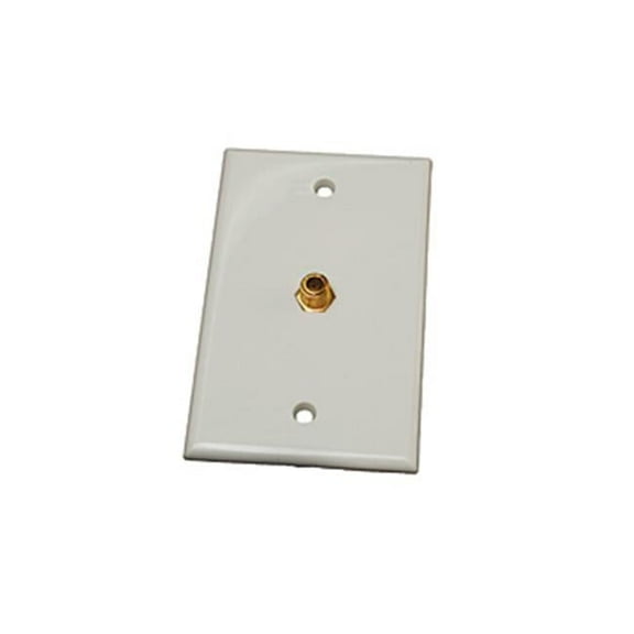 T141 Interior Tv Wall Plate, White