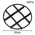 thumbnail image 1 of 20Pcs Flower Pot Drainage Reusable Mesh Pad, Plant Saucer Drainage Rack Stand 20cm, 1 of 2