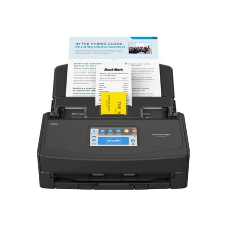 Fujitsu ScanSnap iX1500 - Document scanner - Dual CIS - Duplex -  - 600 dpi x 600 dpi - up to 30 ppm (mono) / up to 30 ppm (color) - ADF (50 sheets) - Wi-Fi, USB 3.1 Gen (Best Document Scanner 2019)