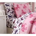 thumbnail image 5 of Kute Kids 2-Piece Ultra Soft Unicorn Dazzle Pink Microfiber Reversible Comforter Set, Toddler, 5 of 6