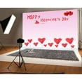 thumbnail image 1 of BSDHOME 7x5ft Photography Backdrop Valentine's Day Theme Background Pink Red Heart Photo Background Backdrops, 1 of 4