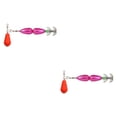 thumbnail image 4 of 2 cebos de pesca con jigging de calamar y anzuelos de pulpo con múltiples agujas Violeta ligera, 4 of 9