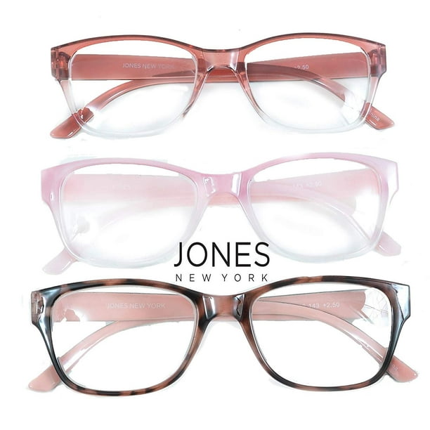 Jones New York Signature Pink Hombre Reading Glasses 3 Pack Readers