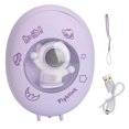 thumbnail image 2 of Rechargeable Hand Warmer 3 Gears USB Charging Portable Cute Cartoon Electric Hand Heater with Night Light Purple, 2 of 4