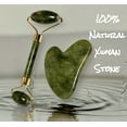 thumbnail image 4 of VIVIDUS Gua Sha and Jade Roller Set Improve Wrinkles & Reduce Puffiness Gua Sha Face Facial Massage 2 Piece, 4 of 8