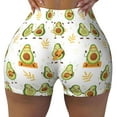 thumbnail image 2 of Fotbe Lovely Avocado Shorts Sin Costuras – Shorts Deportivos de Cintura Alta para Mujer, Elásticos para Gimnasio, Yoga, Running o Ciclismo-X-Large, 2 of 8