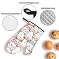 thumbnail image 4 of LAKIMCT Cute Shiba Inu Pattern Oven Mitts and Pot Holders Sets Non-Slip Potholders Heat Resistant Oven Gloves for Kitchen Baking Cooking BBQ, 4-Piece Set, 4 of 9