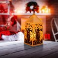 thumbnail image 3 of ZAXARRA Halloween LED Pumpkin Lantern Lights 1 Pack Battery Operated  Bright Electric FlamelessDecorative Light for Decor Home Porch Fall Decorations, 3 of 6