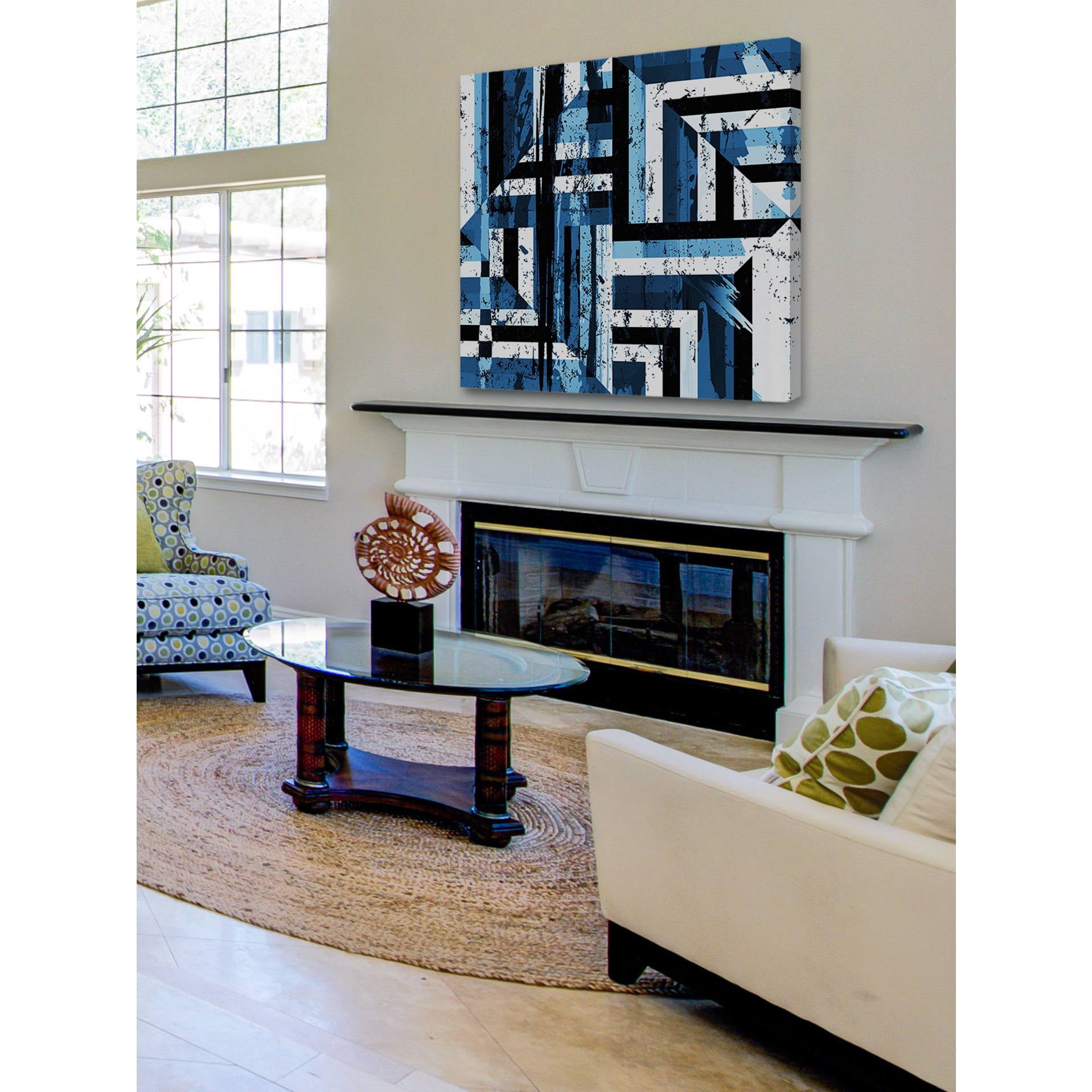 "Undefined Movement" Painting Print on Wrapped Canvas
