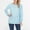Blue, variant on And Winter Fashionable Women's Solid Color Round Neck Comfortable Long Sleeved Warm Sweater Girls Sweater Womens Sweaters for Work Womens Thin Sweatshirts Women Petite Sweaters Pullovers Hoodies for