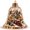 01-1, variant on Christmas Bell Ornament with Santa and Elf Scene, Lighted Hanging Bell Decoration for Holiday Tree Display