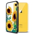 thumbnail image 6 of FINCIBO Slim TPU Bumper + Clear Hard Back Cover for Apple iPhone XR 6.1", Sunflower Portrait, 6 of 6