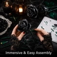 thumbnail image 6 of OKKIDY 12 Black Roses Botanical Collection set Compatible with Lego, 624 PCS ABS Botanical Flower Kit, Home Office Decor, Gift for her for Holiday & Birthday, 6 of 8