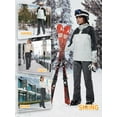 thumbnail image 7 of Hiauspor Womens Snow Ski Pants Fleece Lined Insulated Flare for Hiking Winter Outdoor Grey L, 7 of 7