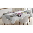 thumbnail image 1 of Ambesonne Sugar Skull Tablecloth Rectangular Table Cover, Mexican Skulls Set, 60"x84", Multicolor, 1 of 3