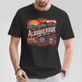 thumbnail image 2 of Retro 80s 90s Albuquerque New Mexico Travel Souvenir T-Shirt, Vintage Style Graphic Tee for Men and Women, Southwestern USA Tourist Shirt, Nostalgic Vacation Outfit, Unique Gift Idea for, 2 of 3