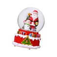 thumbnail image 4 of Bolas de nieve musicales navideñas Bolas de nieve navideñas Adorno LED Nieve navideña Estilo B, 4 of 9