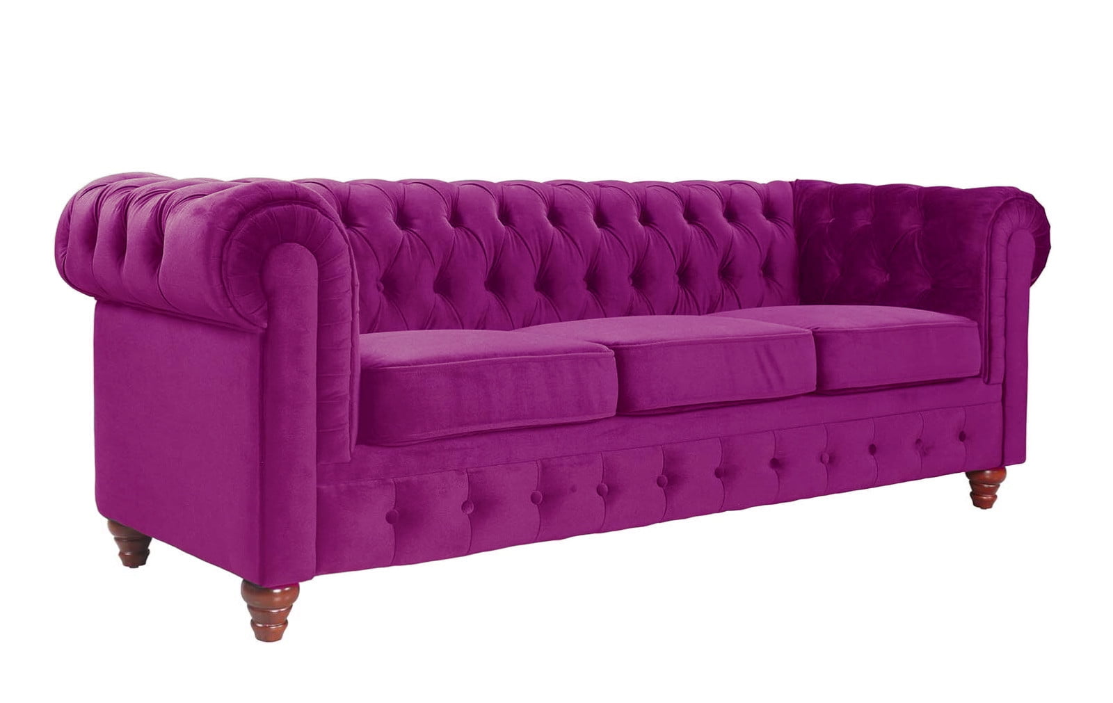 Purple Velvet Chesterfield Sofa | Home Sofa