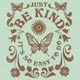 thumbnail image 2 of Girl's Lost Gods Just Be Kind  Graphic Tee Mint Large, 2 of 4