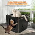 thumbnail image 4 of Casa Para Mascotas Pequeñas De Madera Trixter Tipo Cueva Con Hamaca Xtellar negro, 4 of 4