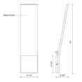 thumbnail image 2 of EW7924-GH-Kuzco Lighting-Nevis - 15W LED Outdoor Wall Mount-24 Inches Tall and 4.5 Inches Wide-Graphite Finish, 2 of 3