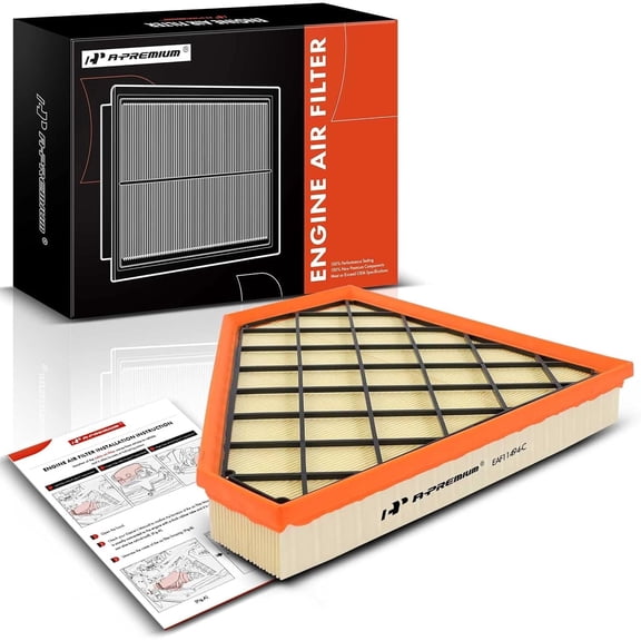 A-Premium Front Engine Air Filter Compatible with Cadillac ATS, CTS & Chevrolet Camaro, 2013-2023, 2.0L 2.5L 3.6L, Flexible Panel, Replace# 20857930