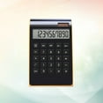 thumbnail image 1 of FESTFENDS 1Pcs Ultra Thin Calculator Black Solar Powered for Financial Office Use, 1 of 3
