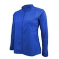 thumbnail image 3 of ACTIVE UNIFORMS Women's Ultra Soft Stretch Zip Up Scrub Jacket (True Navy Blue, X-Large), 3 of 6