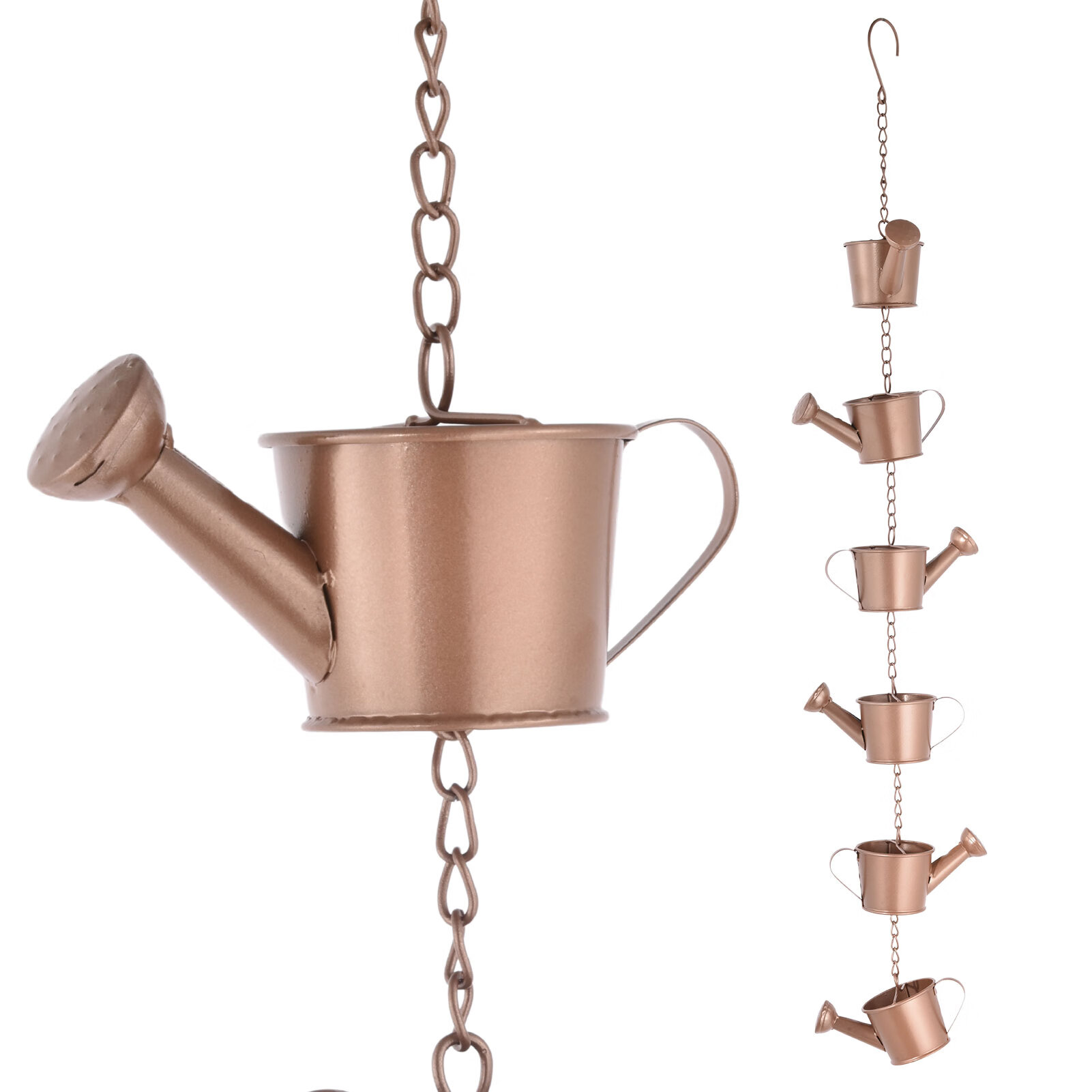 Rain Chains for Gutters Decorative Rain Chain Charm Visual & Hearing Enjoyment and Drainage