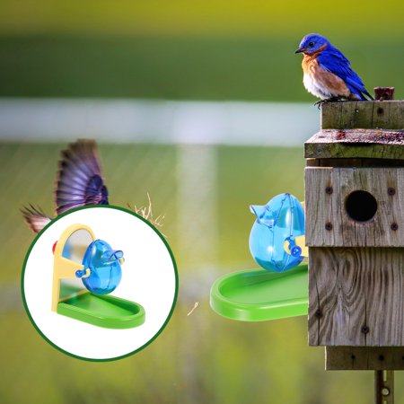 COMPUKAS Parrot Bird Toy Metal Parrot Training Toy 1Pack 3.1X3.1in