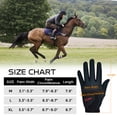 thumbnail image 3 of Gants d'Équitation d'Extérieur Respirants Gants Équestres Équipement pour Cyclisme Vélo Course, 3 of 8