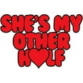 thumbnail image 3 of CafePress - She's My Other Half - 20 Oz White Ceramic Mega Mug, 3 of 5