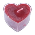 thumbnail image 2 of Red Valentine's Heart Beeswax Tea Light Candle - Set of 6, 2 of 4