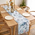 thumbnail image 3 of Ocean Turtle Table Runner - 90 Inch Long, Kitchen Dining Table Runner Dresser Scarves, Summer Coastal Coral Flower Shells Farmhouse Decor for Coffee Tables Wedding Party Banquet, 3 of 8