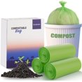 Compostable Trash Bags 5 Gallon Compost Small Trash Bags For Kitchen