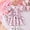 NEW Pink, variant on WSMEA Girls Dresses Summer Cute Cute Polka Dot Print Neckline Cute Embroidery Wedding Dress